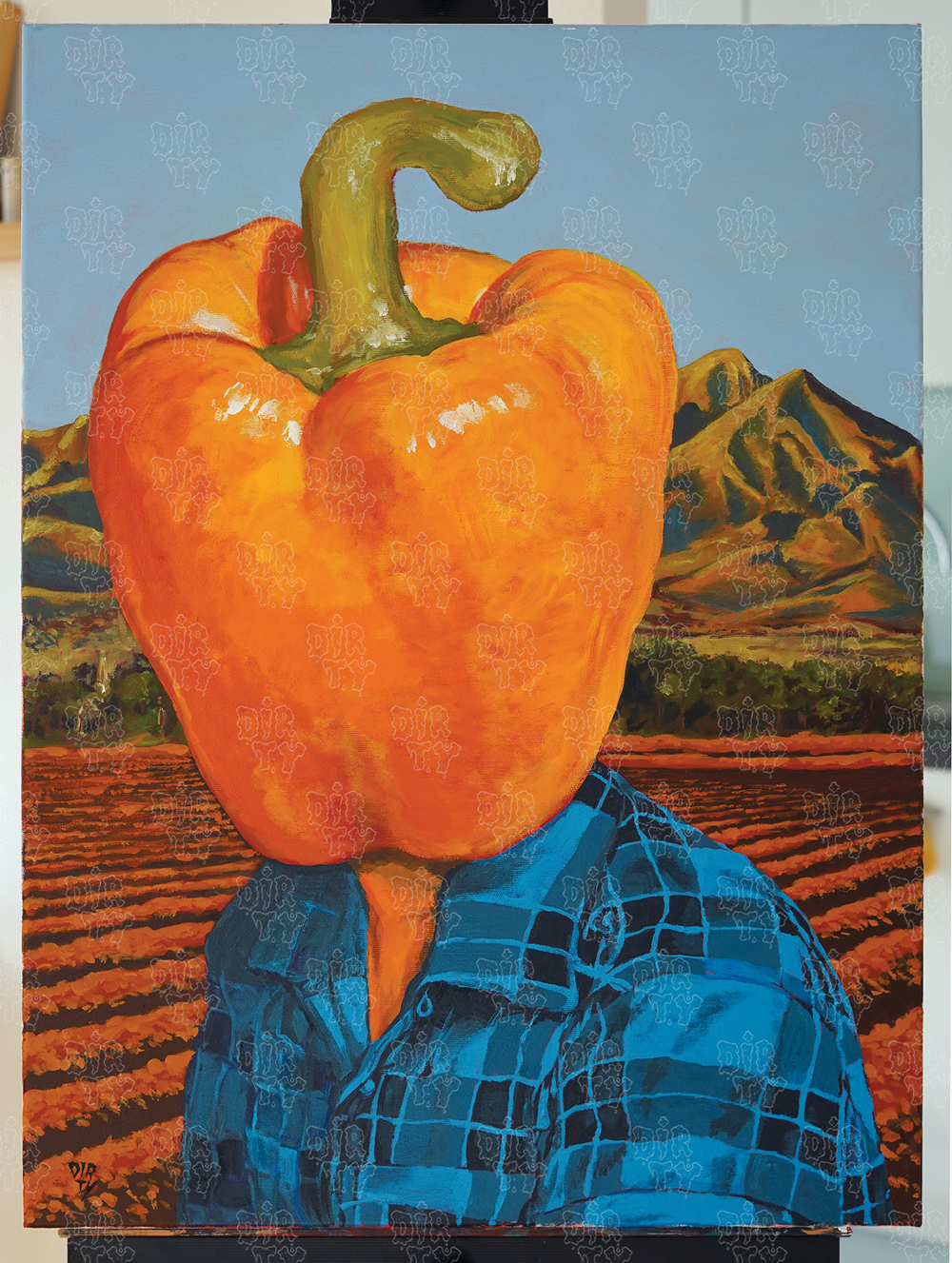 Bill Pepper painting